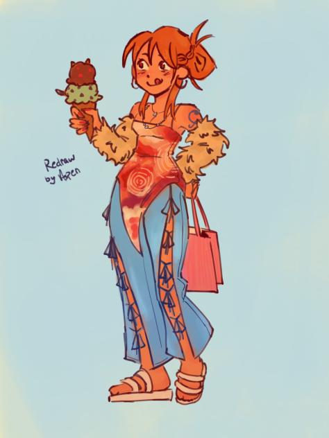 Nami + ice-cream