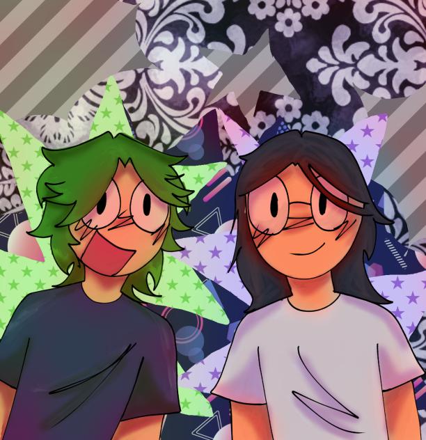 I drew me an my best friend