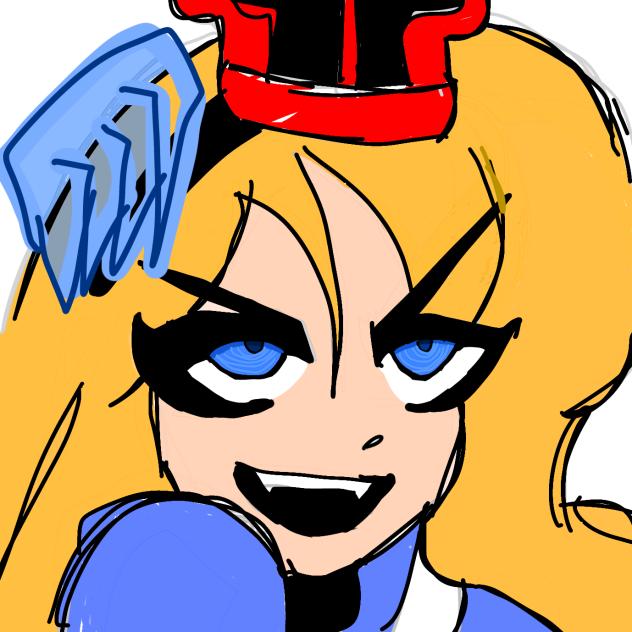 I only Paint In red Now (evil Alice)