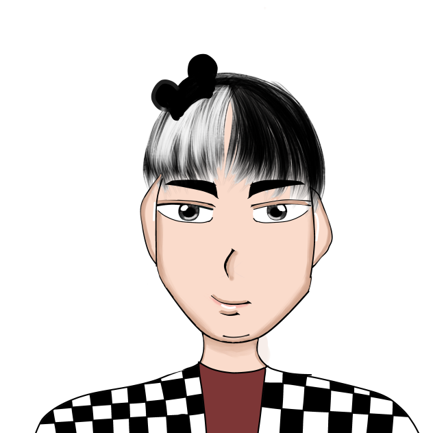 A normal boy with a cert tête ofa michey