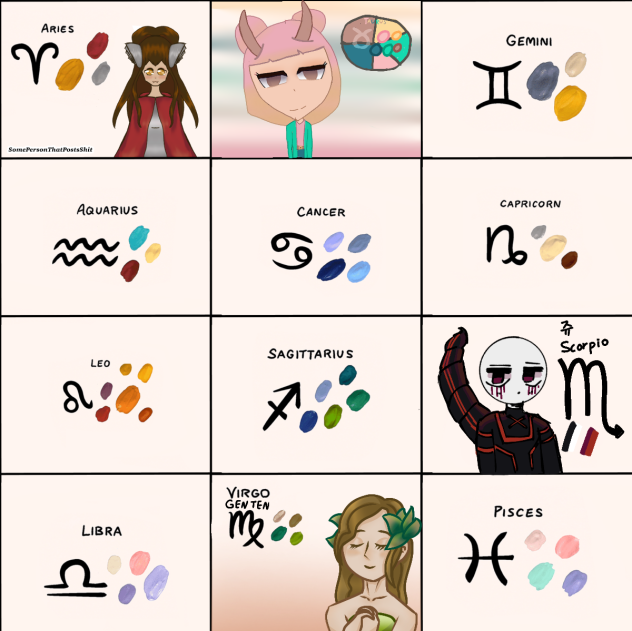 Zodiac sign Collab