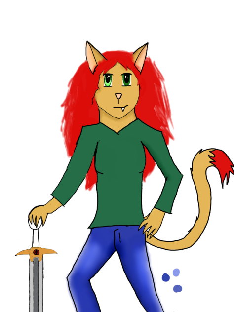 my first pic part 1 ( Leo, my OC ) - ibisPaint