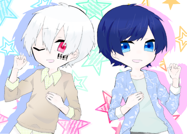 しろこさんの線画をお借りしました