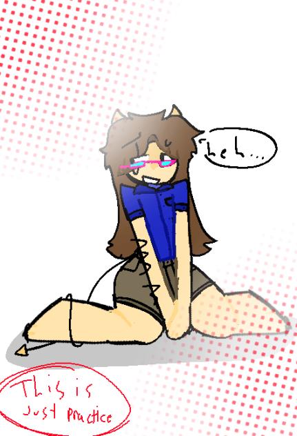 practicing poses