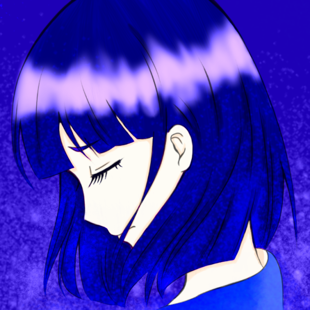 辛そうな子修正版＊塗らせていただきました
