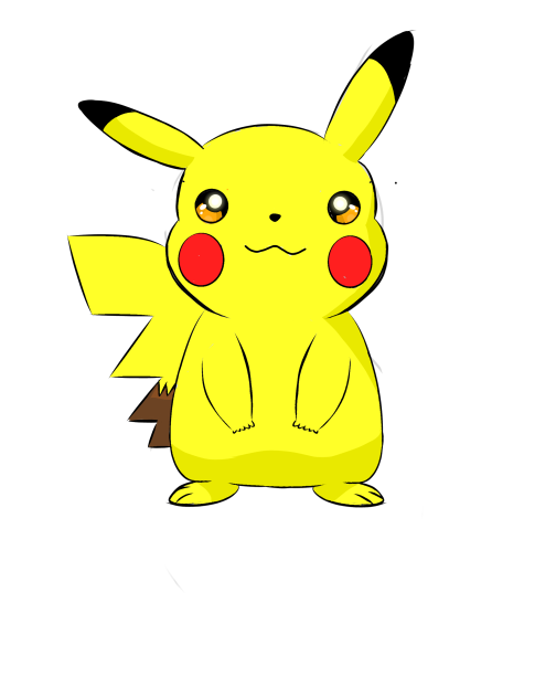 How to draw Pikachu in ibis paint app