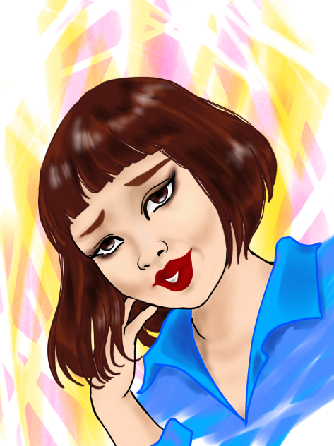 ブルゾンちえみさんを描いてみた