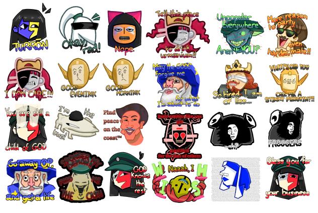 ena telegram sticker set (check desc)