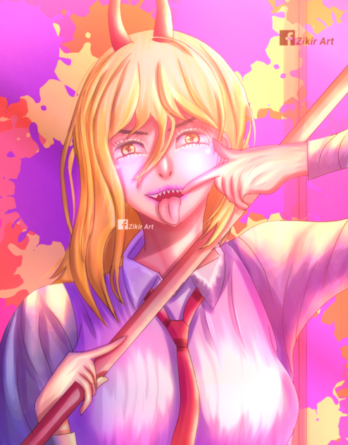 ChainsawMan,Power FanArt