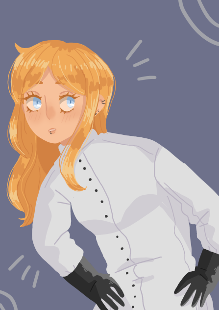 A crazy blond cientist