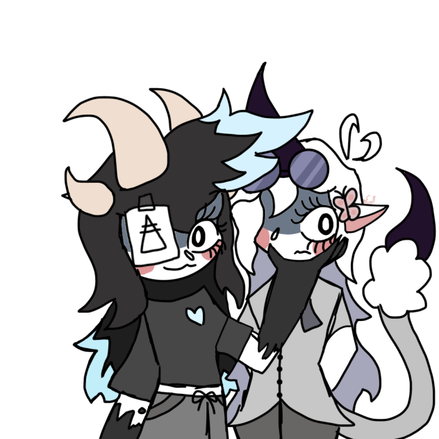 Ship Art Of Me And My Friend’s Fpe Ocs 🙃
