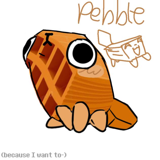 Pebble brick