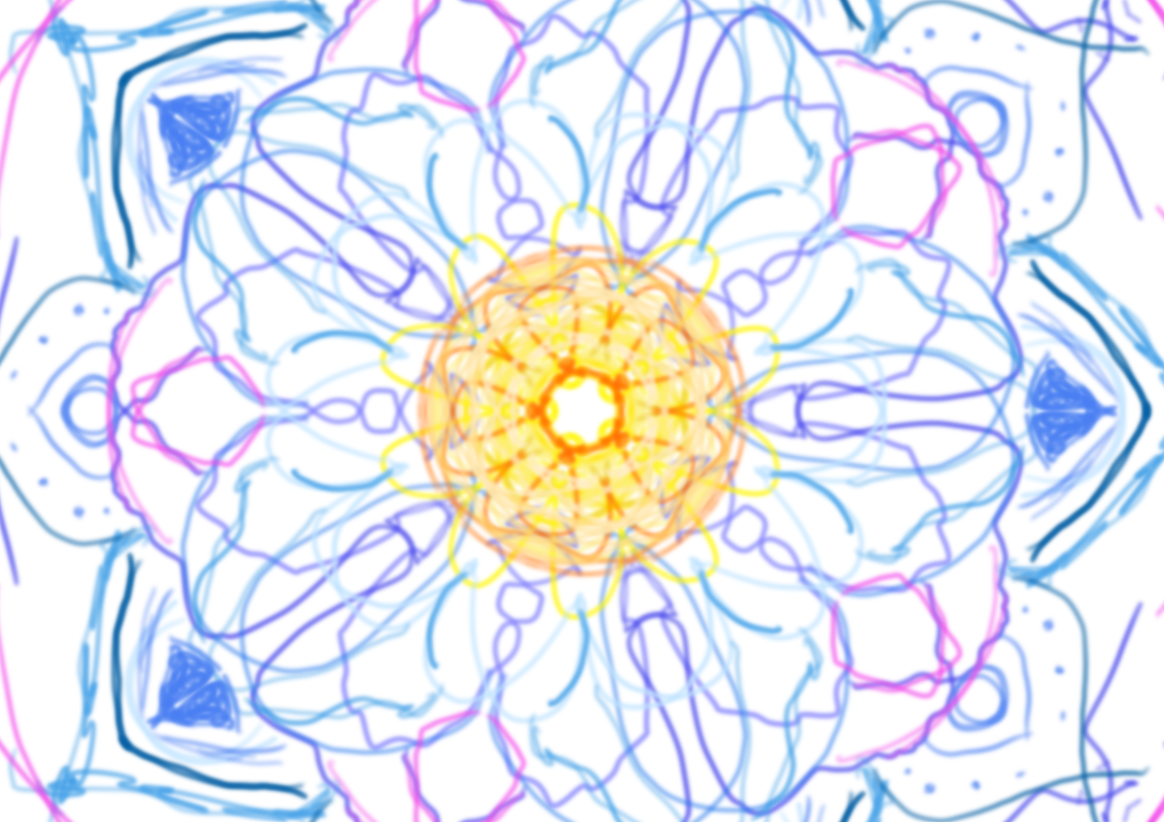 Floral design - ibisPaint