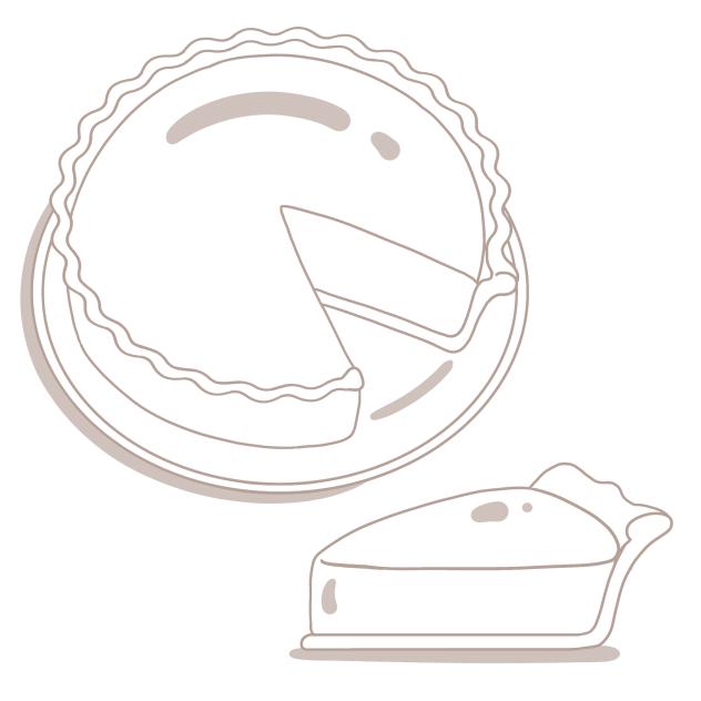 Pumpkin Pie Outline