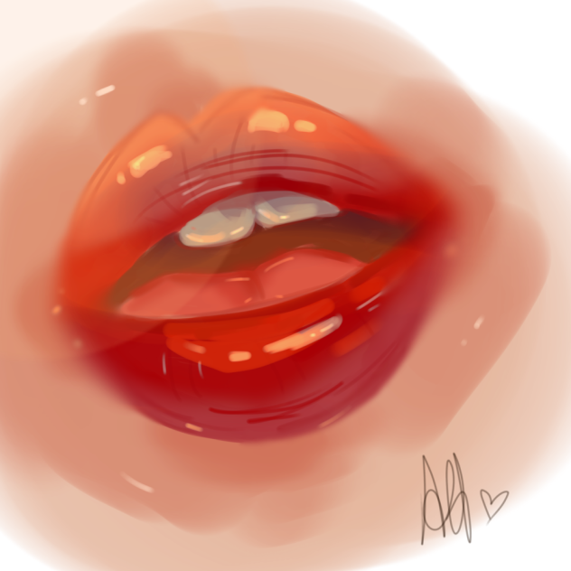Lip practice - ibisPaint