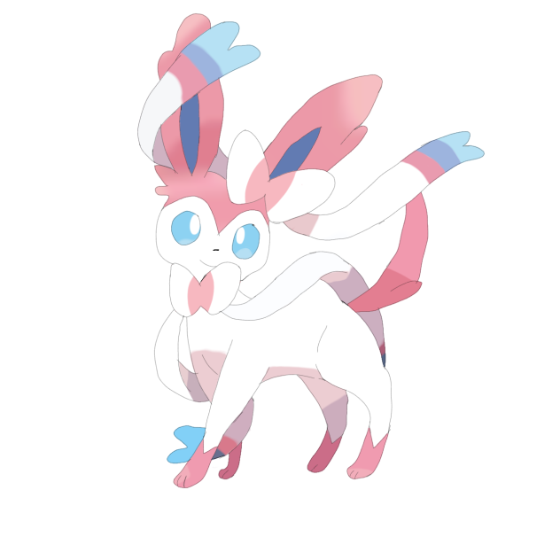 Sylveon fan Art!