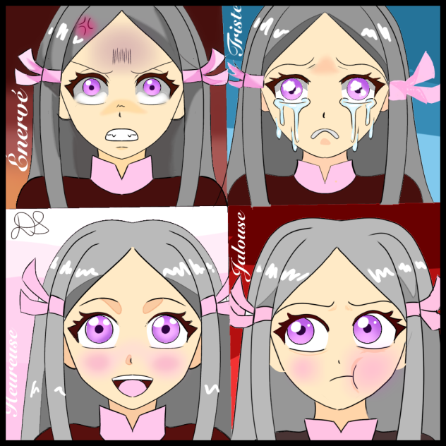 Anime girl émotion