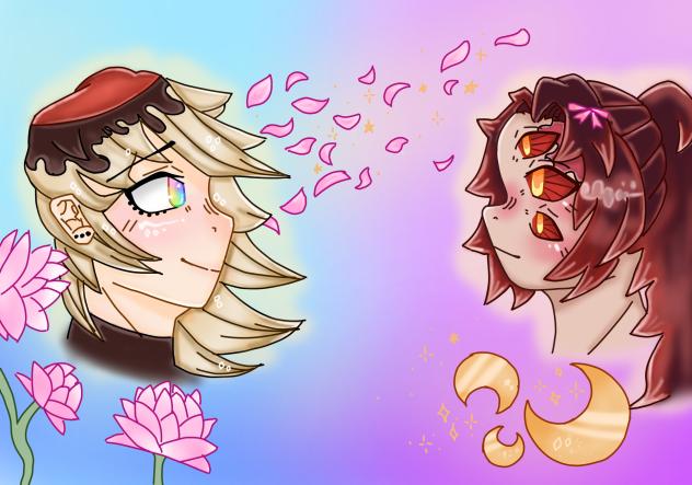 Douma + Kokushibo (not a ship!)