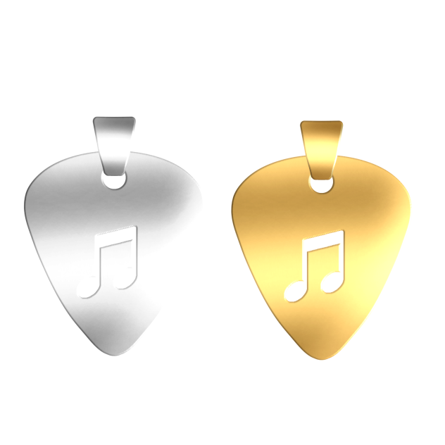 Guitar pick necklace 3