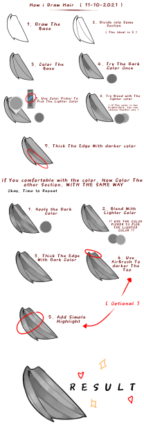 How I Draw ✨ H A I R  ✨