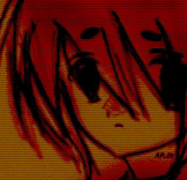 絵画 my test moe bromine brush test - ibisPaint