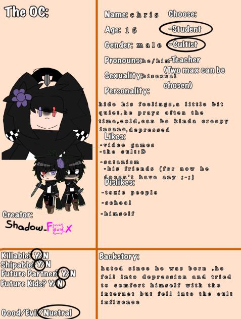 my oc for Of Fire And Tide