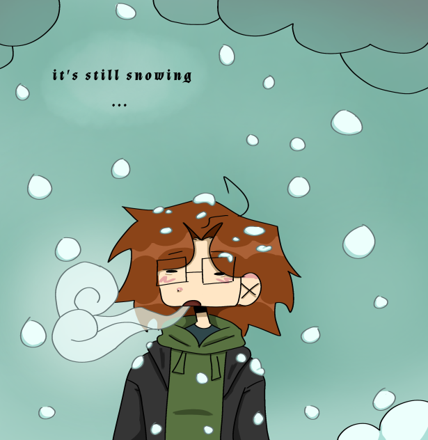 SNOWING