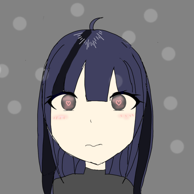 ハート目女子