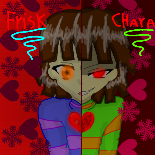 speedpaint de frisk x chara (undertale ) - ibisPaint