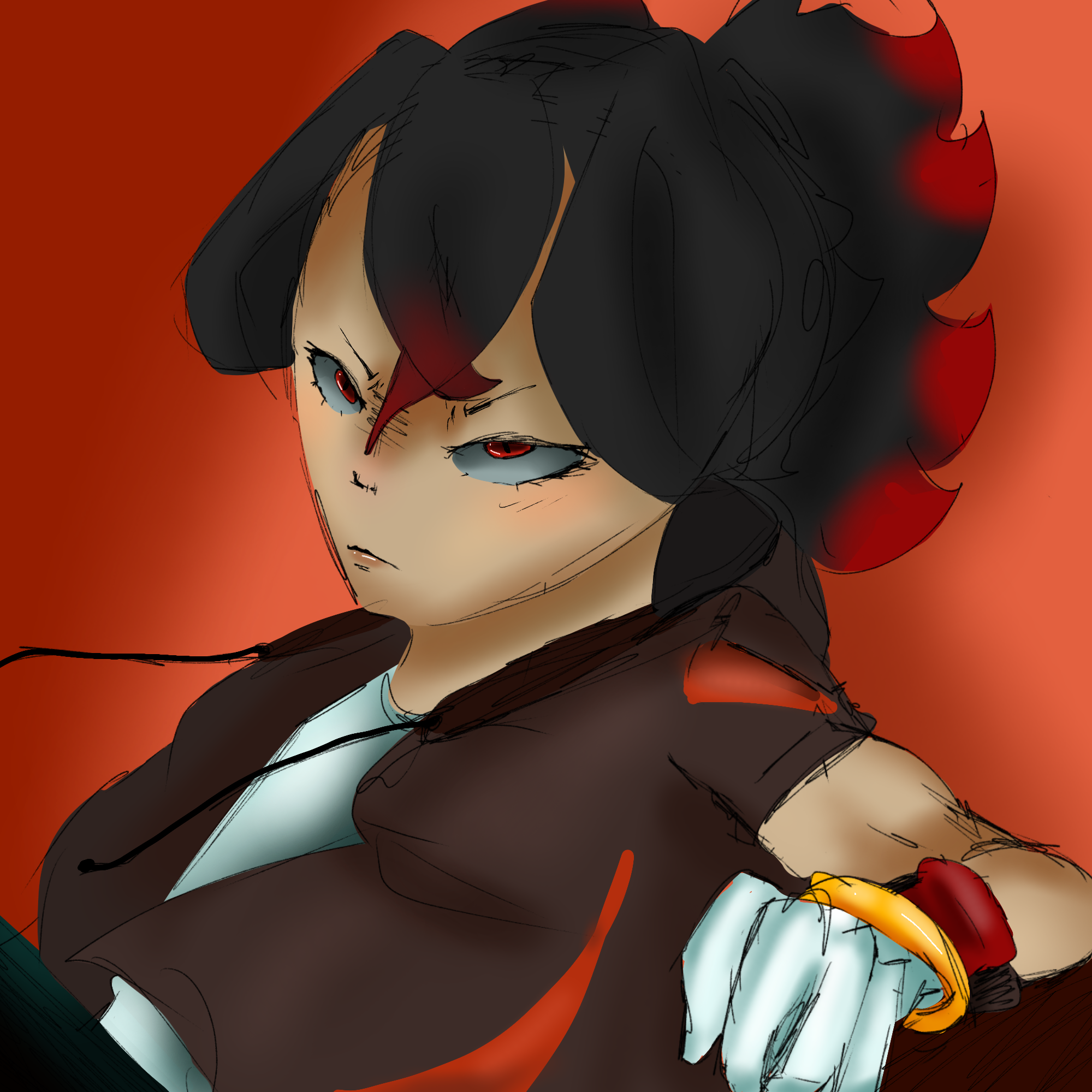 Human shadow - ibisPaint