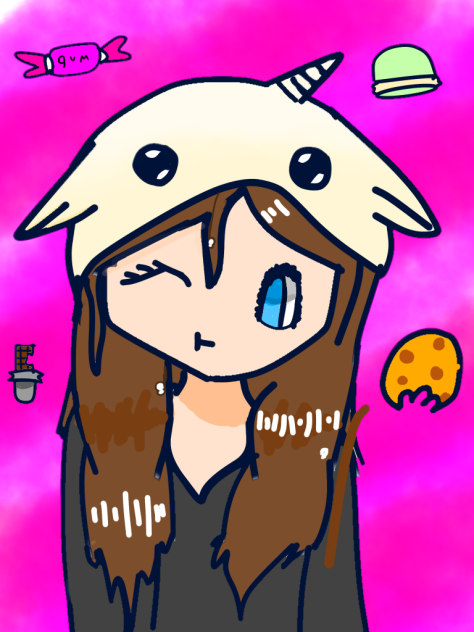 Cute unicorn girl - ibisPaint