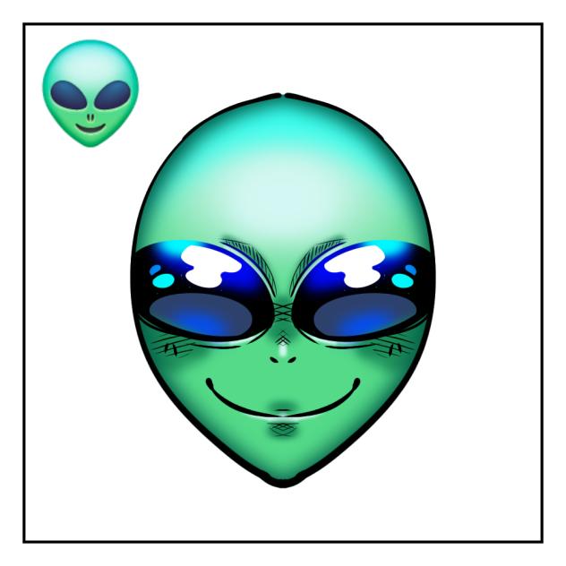 my favorite emoji 👽