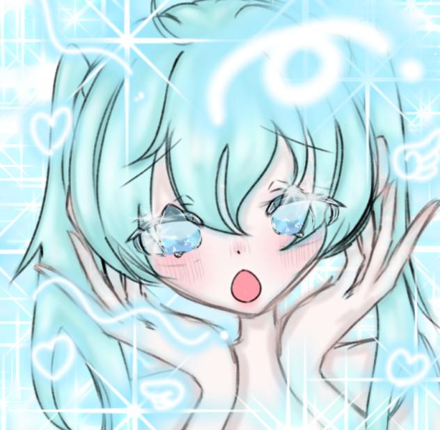 ミクちゃん天使໒꒱