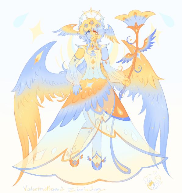 Flowering moonlight goddess