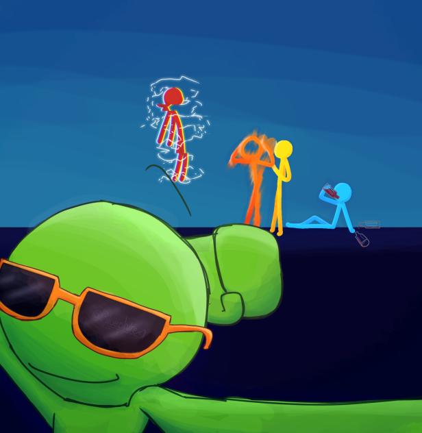 chill friend group.
