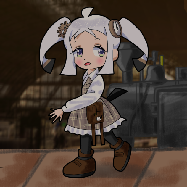 スチームパンクねむエナガちゃん2023