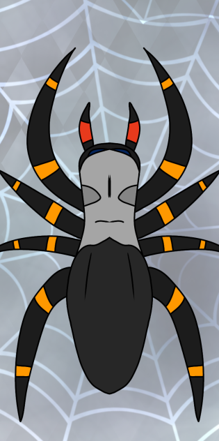 Lulu. The spider that hangs out with us