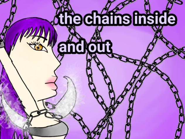 my Comic the chains inside and out 😊
