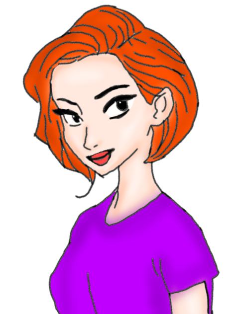 Drawing  A Girl In Ibispaintx