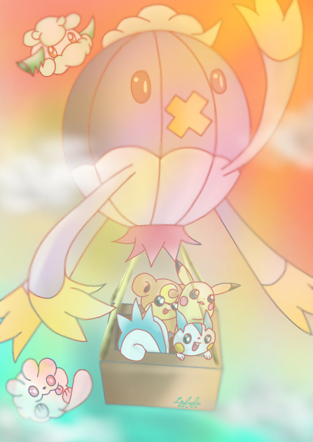 夕焼け空のお散歩