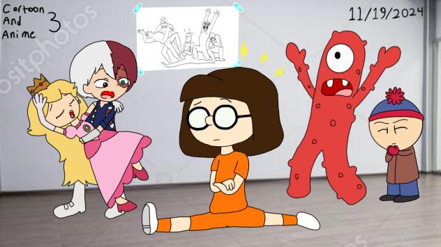 Wow! Marcie Is Doing The Splits