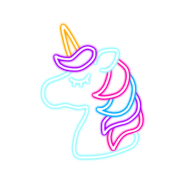 Unicorn neon sign