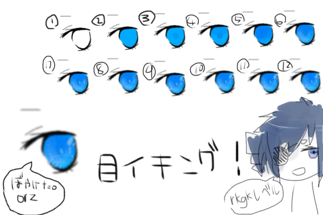 どーでもいい目イキング