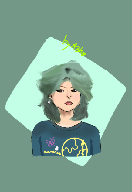 I drew someone pretty - ibisPaint