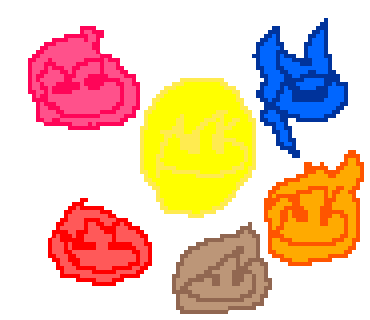 Im the yellow.fnf pixel icons for my sis - ibisPaint