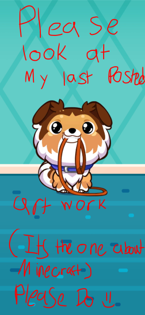 Please look at my minecraft art work