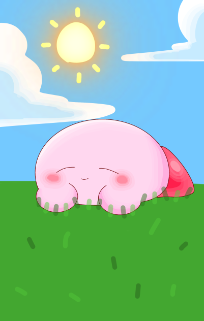 厚塗りカービィ