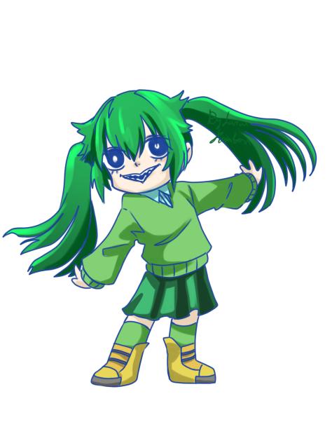 Crazy owl-girl chibi
