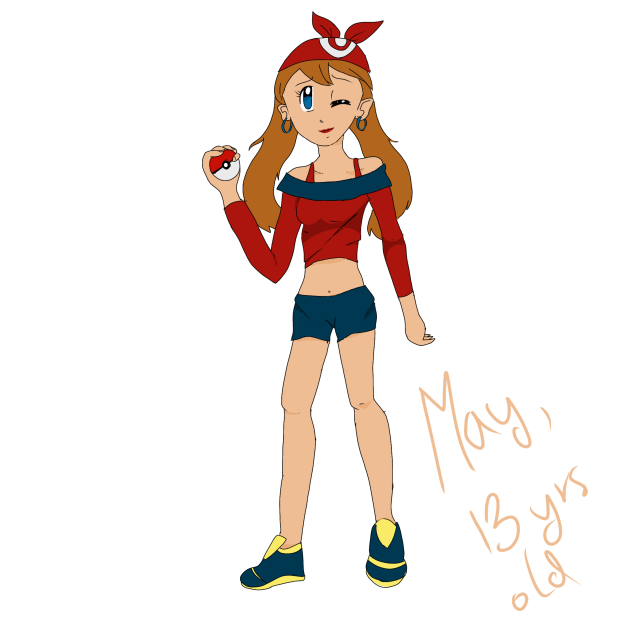 Teenage May from Pokemon