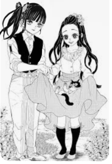 Nezuko x kanao photoshop 😻